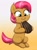 Size: 898x1200 | Tagged: safe, artist:heretichesh, babs seed, earth pony, pony, g4, adorababs, cute, eating, female, filly, food, freckles, herbivore, puffy cheeks, smiling, solo, sunflower seeds