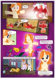 Size: 716x1004 | Tagged: safe, oc, oc:lily brush, comic:equinopolis tales: rose and lily, comic, translate