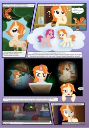 Size: 717x1032 | Tagged: safe, oc, oc:delusive rose, oc:lily brush, comic:equinopolis tales: rose and lily, comic, translate