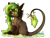 Size: 2800x2142 | Tagged: safe, artist:mediasmile666, oc, oc only, original species, grass, high res, itchy, simple background, solo, transparent background, underhoof