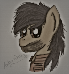Size: 606x645 | Tagged: safe, artist:pegasski, oc, oc only, earth pony, pony, beard, bust, clothes, earth pony oc, facial hair, male, smiling, solo, stallion