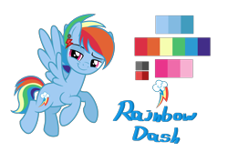 Size: 2008x1342 | Tagged: safe, artist:sarasdream04, rainbow dash, pony, g4, base used, ear piercing, earring, jewelry, nonbinary, older, piercing, reference sheet, simple background, solo, transparent background