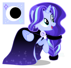 Size: 1280x1219 | Tagged: safe, artist:star-gaze-pony, oc, oc only, oc:midnight raven, alicorn, pony, cloak, clothes, female, mare, simple background, solo, transparent background