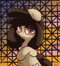 Size: 3000x3304 | Tagged: safe, artist:lou, oc, oc only, oc:louvely, earth pony, pony, bust, earth pony oc, female, high res, mare, solo