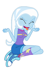 Size: 1492x2312 | Tagged: safe, artist:gmaplay, trixie, equestria girls, g4, my little pony equestria girls: legend of everfree, camp everfree outfits, cute, diatrixes, simple background, solo, transparent background