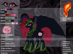 Size: 1024x765 | Tagged: safe, artist:maryhoovesfield, oc, oc only, pegasus, pony, cyrillic, ear fluff, eye, eyelashes, eyes, flower, helmet, hoof shoes, pegasus oc, peytral, reference sheet, rose, russian, solo, wings