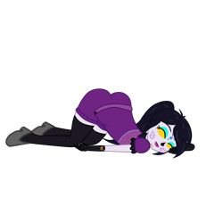 Size: 2952x2952 | Tagged: safe, alternate character, alternate version, artist:gmaplay, equestria girls, g4, ass, ass up, butt, catalina la catrina, face down ass up, high res, simple background, sleeping, solo, transparent background