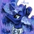 Size: 1024x1024 | Tagged: safe, artist:ariamidnighters, princess luna, alicorn, pony, g4, bust, pixel art, solo