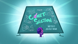 Size: 1920x1080 | Tagged: safe, screencap, twilight sparkle, pony, g4.5, my little pony: pony life, the comet section, spoiler:pony life s02e03, broken, shattered, title card, twibreaking