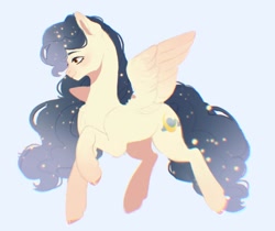 Size: 1000x840 | Tagged: safe, artist:drdepper, oc, oc only, pegasus, pony, flying, smiling, solo, spread wings, wings