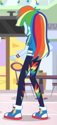 Size: 589x1291 | Tagged: safe, screencap, rainbow dash, dashing through the mall, equestria girls, equestria girls specials, g4, my little pony equestria girls: better together, my little pony equestria girls: holidays unwrapped, converse, cropped, shoes, solo