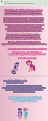 Size: 504x1258 | Tagged: safe, artist:verve, pinkie pie, rainbow dash, twilight sparkle, alicorn, earth pony, genie, pegasus, pony, ain't never had friends like us, g4, ask, comic, female, gradient background, mare, pixel art, sitting, twilight sparkle (alicorn)