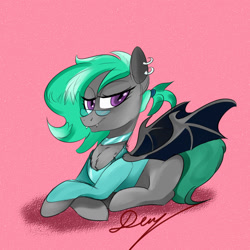 Size: 1024x1024 | Tagged: safe, artist:demyyanov, oc, oc only, bat pony, pony, bat pony oc, female, mare, solo