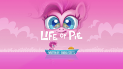 Size: 1920x1080 | Tagged: safe, screencap, pinkie pie, g4.5, life of pie, my little pony: pony life, life of pi, movie reference, reference, title card