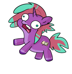 Size: 684x709 | Tagged: safe, artist:tjpones, oc, oc only, oc:piropie, pony, unicorn, adorable distress, cute, male, simple background, solo, squatpony, transparent background, vector
