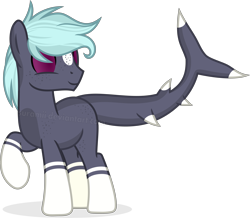 Size: 8004x6972 | Tagged: safe, artist:suramii, oc, oc only, oc:pacific wave, original species, shark, shark pony, absurd resolution, male, raised hoof, simple background, solo, transparent background, vector