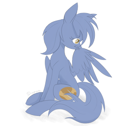 Size: 3070x3070 | Tagged: safe, artist:shamone, oc, oc only, oc:nebula night, pegasus, pony, cute, female, grooming, high res, mare, pegasus oc, preening, simple background, sitting, sketch, solo, transparent background