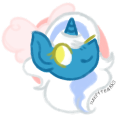 Size: 407x416 | Tagged: safe, artist:sleepytearrs, oc, oc:fleurbelle, alicorn, pony, alicorn oc, bow, female, hair bow, horn, looking at you, mare, simple background, smiling, smiling at you, transparent background, wings, yellow eyes