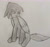 Size: 2475x2328 | Tagged: safe, artist:endgame, oc, oc only, oc:endgame, pony, grooming, high res, preening, sitting, sketch, solo, traditional art