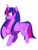 Size: 1403x1867 | Tagged: safe, artist:summersplash, twilight sparkle, alicorn, pony, g4, ear piercing, earring, jewelry, long mane, piercing, raised hoof, simple background, solo, transparent background, twilight sparkle (alicorn)