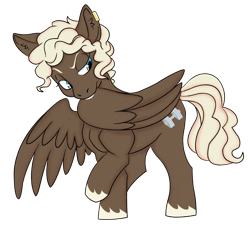 Size: 900x822 | Tagged: safe, artist:dbkit, dumbbell, pegasus, pony, g4, barbell, ear piercing, female, grooming, mare, piercing, preenhub, preening, rule 63, simple background, solo, transparent background, weights