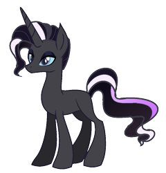 Size: 901x939 | Tagged: safe, artist:princess-kitsune-tsu, oc, oc only, pony, unicorn, base used, male, offspring, parent:king sombra, parent:nightmare rarity, simple background, solo, stallion, transparent background