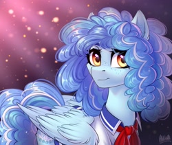Size: 3800x3200 | Tagged: safe, artist:hakaina, oc, oc only, pegasus, pony, high res, looking at you, necktie, smiling, solo