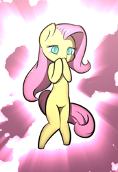 Size: 777x1131 | Tagged: safe, artist:afkregen, fluttershy, pegasus, semi-anthro, g4, arm hooves, covering mouth, digital art, female, solo, tail, thighs