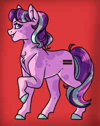 Size: 1260x1580 | Tagged: safe, artist:cactiflowers, starlight glimmer, earth pony, pony, g4, equal cutie mark, race swap, solo
