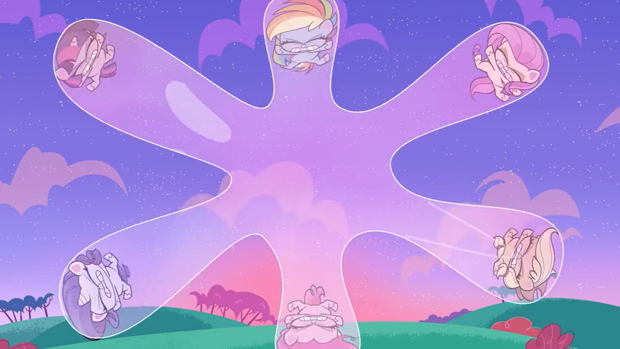 #2588962 - safe, screencap, applejack, fluttershy, pinkie pie, rainbow ...