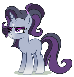 Size: 944x988 | Tagged: safe, artist:princess-kitsune-tsu, oc, oc only, pony, unicorn, base used, female, magical lesbian spawn, mare, offspring, parent:maud pie, parent:starlight glimmer, parents:starmaud, simple background, solo, transparent background