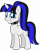 Size: 3070x3835 | Tagged: safe, artist:severity-gray, oc, oc:coldlight bluestar, pony, unicorn, alternate hairstyle, collar, cutie mark, cutie mark accessory, cutie mark collar, female, grin, high res, looking at you, mare, ponytail, simple background, smiling, smiling at you, transparent background, wide smile