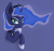 Size: 1730x1620 | Tagged: safe, artist:veyronraze, princess luna, pony, g4, colored, flat colors, horn, simple background, solo
