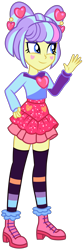 Size: 957x2846 | Tagged: safe, artist:emeraldblast63, supernova zap, equestria girls, equestria girls specials, g4, my little pony equestria girls: better together, my little pony equestria girls: sunset's backstage pass, simple background, solo, su-z, transparent background, vector, waving
