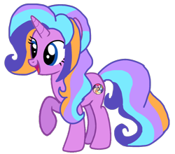 Size: 1230x1080 | Tagged: safe, artist:徐詩珮, oc, oc only, pony, unicorn, female, mare, raised hoof, simple background, solo, transparent background