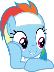 Size: 326x433 | Tagged: safe, artist:sollace, derpibooru exclusive, rainbow dash, pegasus, pony, deep tissue memories, g4, my little pony: friendship is forever, .svg available, alternate hairstyle, cute, dashabetes, female, headband, mare, show accurate, simple background, smiling, solo, spa pony rainbow dash, svg, transparent background, vector