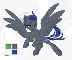 Size: 700x586 | Tagged: safe, artist:agurana, oc, oc only, oc:platinum just, pegasus, pony, female, mare, reference sheet, solo, zoom layer