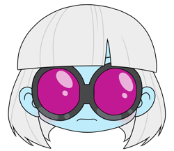 Size: 740x640 | Tagged: safe, artist:batipin, part of a set, photo finish, equestria girls, g4, female, head only, simple background, solo, transparent background