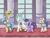 Size: 4000x3000 | Tagged: safe, artist:flaremoon, princess celestia, princess flurry heart, twilight sparkle, oc, oc:mercury haze, alicorn, earth pony, pony, unicorn, g4, armor, canterlot, canterlot castle, female, guard, guardsmare, hallway, helmet, levitation, levitation spell, magic, male, mare, royal guard, stallion, telekinesis, twilight sparkle (alicorn)