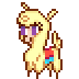 Size: 72x72 | Tagged: safe, artist:mane6, paprika (tfh), alpaca, them's fightin' herds, community related, pixel art, simple background, solo, sprite, transparent background