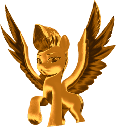 Size: 741x813 | Tagged: safe, artist:shydale edits, edit, edited edit, edited screencap, screencap, zipp storm, pegasus, pony, g5, female, gold, golden, mare, meme, png, simple background, solo, transparent background