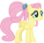 Size: 3062x3000 | Tagged: safe, artist:cloudy glow, fluttershy, pegasus, pony, g4, female, flower, flower in hair, high res, mare, middle aged, older, older fluttershy, simple background, solo, transparent background, vector