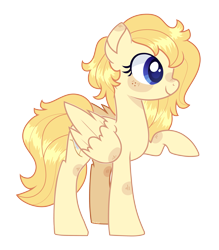 Size: 3243x3694 | Tagged: safe, artist:auroramint, oc, oc only, oc:golden melody, pegasus, pony, female, high res, mare, reference, solo