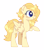 Size: 3243x3694 | Tagged: safe, artist:auroramint, oc, oc only, oc:golden melody, pegasus, pony, female, high res, mare, reference, solo