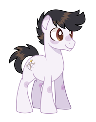 Size: 2642x3350 | Tagged: safe, artist:auroramint, oc, oc only, oc:wild tempo, earth pony, pony, high res, male, reference, solo, stallion