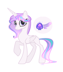 Size: 2200x2520 | Tagged: safe, artist:nakotl, oc, oc only, alicorn, pony, female, high res, magical gay spawn, mare, offspring, parent:shining armor, parent:thorax, parents:thoraxarmor, raised hoof, simple background, solo, transparent background