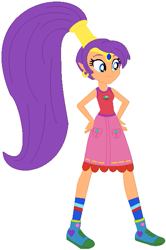 Size: 427x642 | Tagged: safe, artist:selenaede, artist:user15432, genie, human, equestria girls, g4, my little pony equestria girls: legend of everfree, barely eqg related, base used, base:selenaede, camp everfree logo, camp everfree outfits, camping outfit, clothes, crossover, crown, ear piercing, earring, equestria girls style, equestria girls-ified, hand on hip, hooped earrings, jewelry, long hair, piercing, regalia, shantae, shantae (character), shantae the 1/2 genie, shoes, sneakers, socks, solo