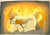 Size: 1216x857 | Tagged: safe, artist:czu, autumn afternoon, kirin, g4, crossed hooves, cute, eyes closed, fire, fireplace, floppy ears, kirinbetes, lying down, male, mundane utility, on fire, prone, sleeping, smiling, solo, sweet dreams fuel, walking campfire