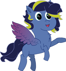 Size: 1716x1856 | Tagged: safe, artist:eminent entropy, derpibooru exclusive, oc, oc only, pegasus, pony, flying, simple background, spread wings, transparent background, two toned wings, wings