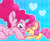 Size: 1990x1632 | Tagged: safe, artist:ninnydraws, li'l cheese, pinkie pie, earth pony, pony, g4, the last problem, boop, cute, daaaaaaaaaaaw, diapinkes, duo, duo female, female, filly, happy, heart, heart eyes, li'l cuteese, mother and child, mother and daughter, noseboop, older, older pinkie pie, open mouth, smiling, wingding eyes